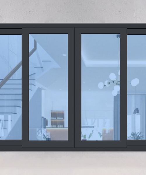 Cửa sổ 4 cánh lùa 