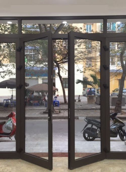 CỬA ĐI MỞ QUAY 4 CÁNH