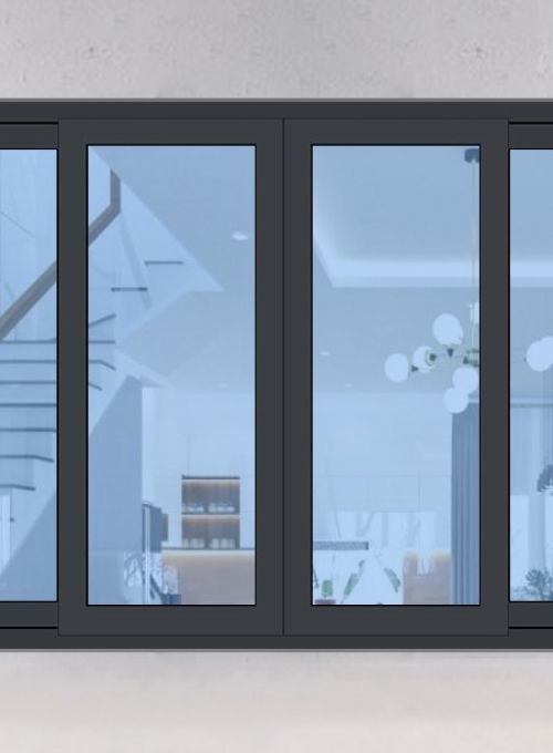 Cửa sổ 4 cánh lùa 