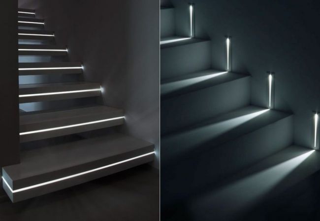 Các loại đèn chiếu sáng làm đẹp cầu thang