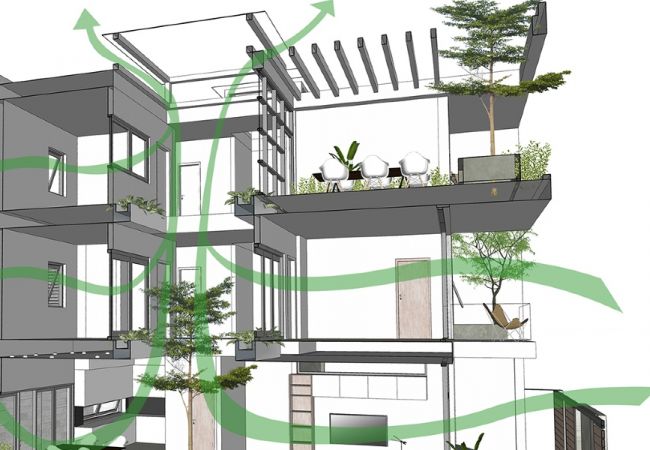 Chiều cao và thiết kế ô van thông gió cho nhà ở