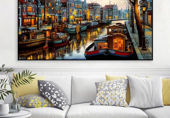 Các loại tranh thường trang trí treo tường nhà